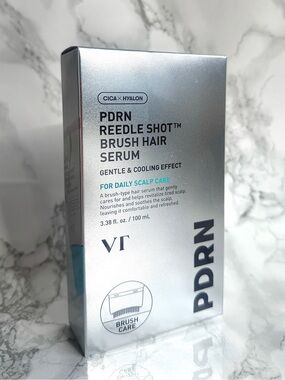 VT Cosmetics PDRN reedle shot brush hair serum for daily scalp care 100ml